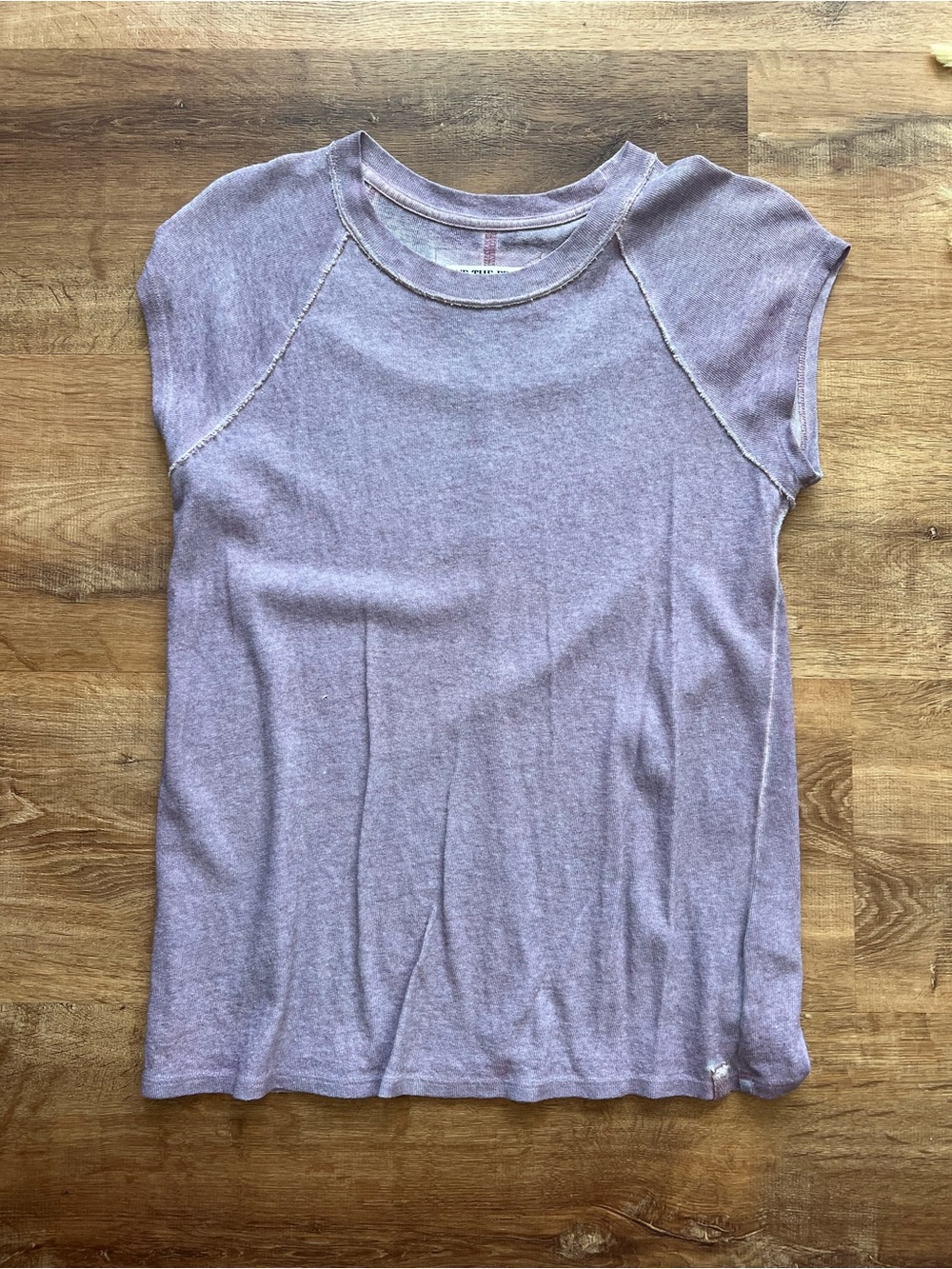 Free People We The Free Riley Tee Size Small RT $48 Purple